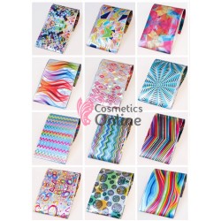 Folii de transfer, FST006 cu model Simmer Starry Sky, set 16 bucati